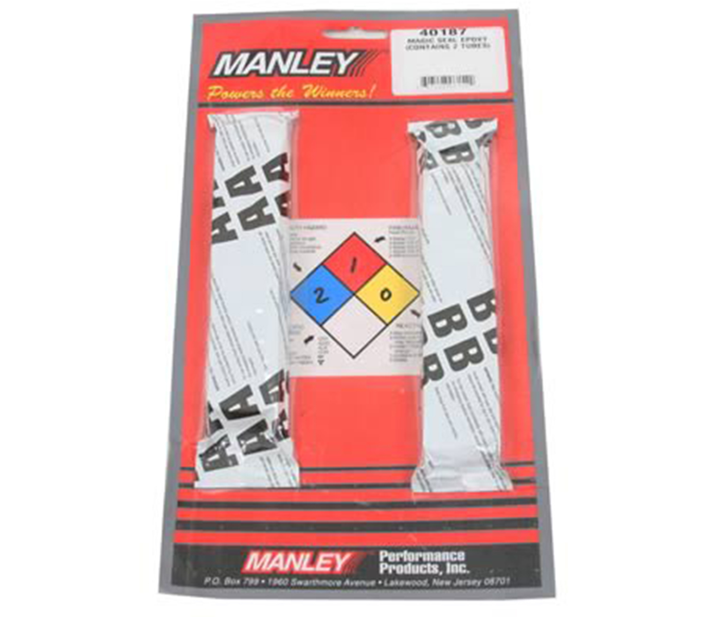 Epoxy, Magic Seal, Intake Port Repair, Manifolds, 1/2 lb. Part A, 1/2 lb. Part B, Kit