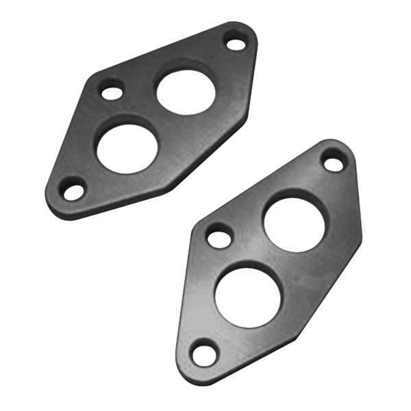 MILODON Water Pump Spacers, 0.313 in Thick, Billet Aluminum, Natural, For Chrysler, For Dodge, For Plymouth, Kit