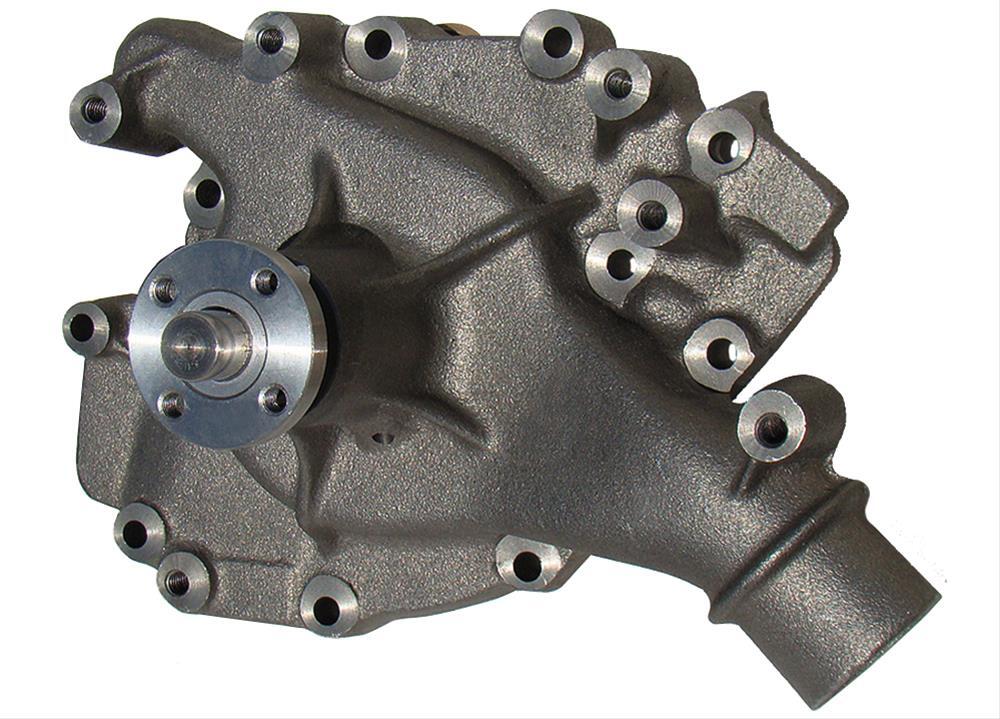 MILODON Water Pump, Mechanical, High-Volume, 1970-1992, For Ford, 429/460, Steel, Standard Rotation, Each