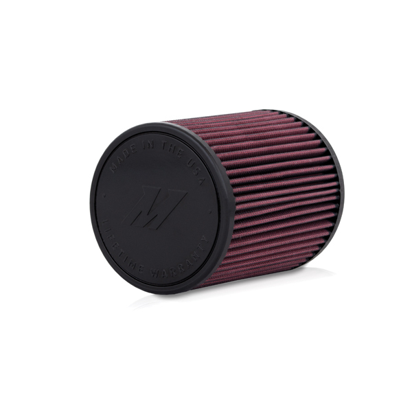Air Filter, Performance, 2.75" Inlet, 6" Filter Length, Red
