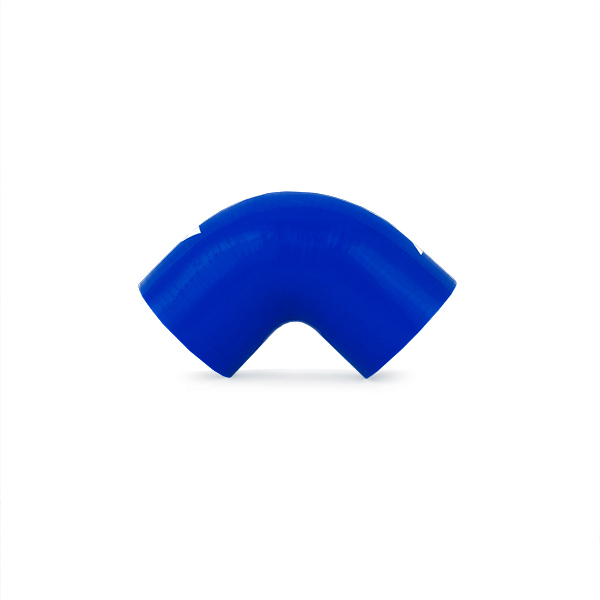 90 Degree Coupler, Silicone, Heat Resistant, 1.5", Blue