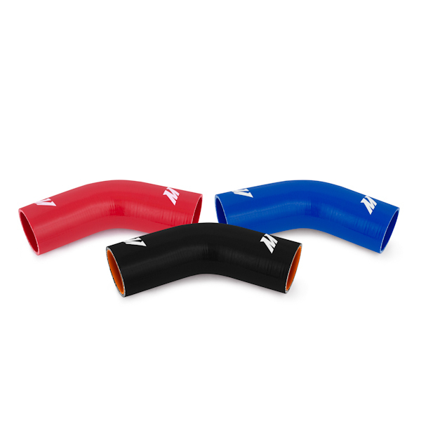 45 Degree Coupler, 2.5", Silicone, Heat Resistant, Black, Each