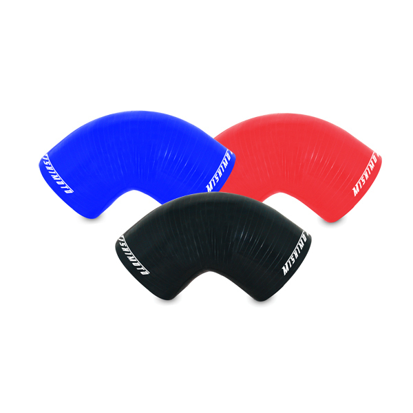 90 Degree Coupler, 2.5", Silicone, Heat Resistant, Black, Each