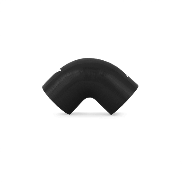 90 Degree Silicone Coupler, 2.75", Silicone, Heat Resistant, Black, Each