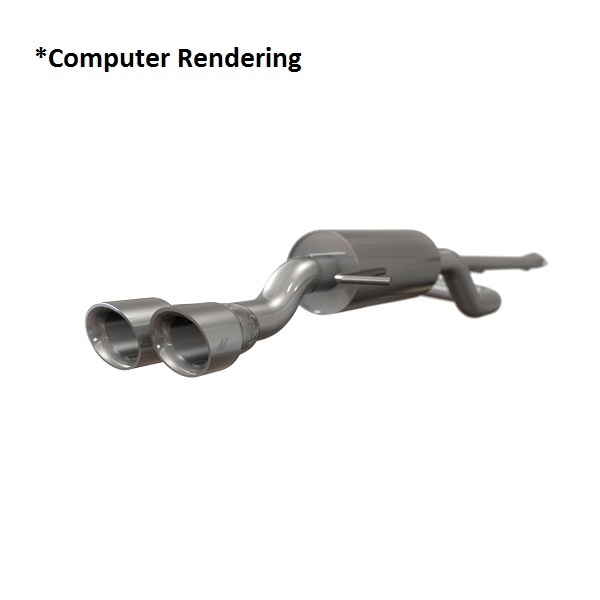 Exhaust, Cat-Back, Ford Fiesta ST, 2014+ Polished Tips