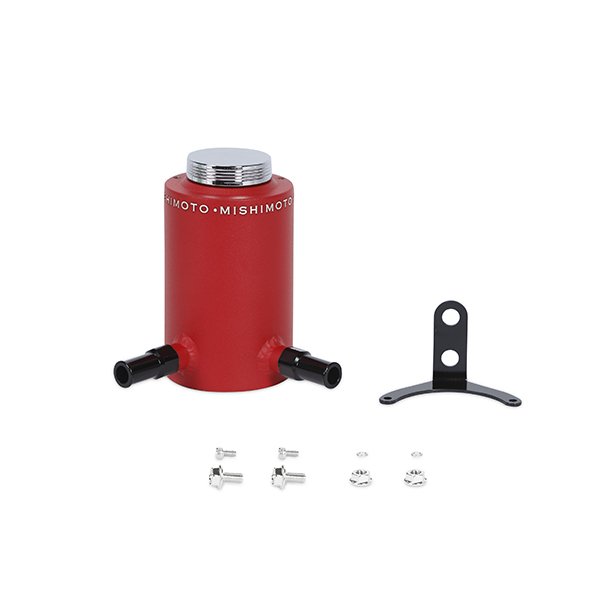 Aluminium Power Steering Reservoir Tank, Wrinkle Red