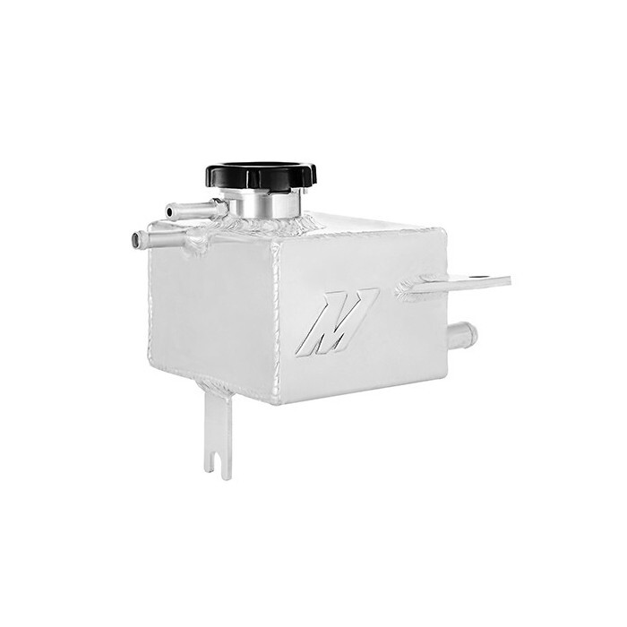 Coolant Reservoir Tank Rectangular Recirculating Bolt-in 26 oz. Capacity Aluminium Polished Subaru Each