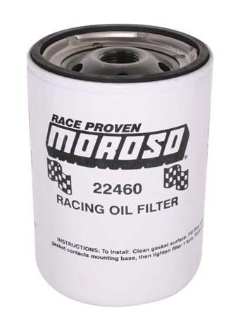 Oil Filter, Chevrolet, 13/16in. Thread, 5 1/4 In Tall, Racing, Each