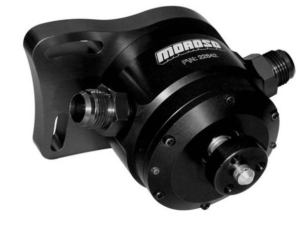 Vacuum Pump, Racing, 4-Vane, Aluminium, Black Anodized, Each