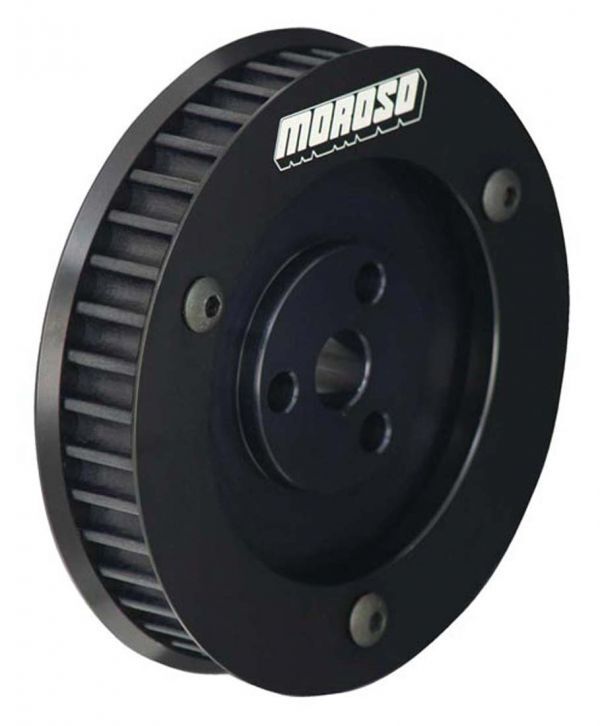 Pulley, Vacuum Pump, Drive, 40Tooth, Aluminium, Black Anodized, Each
