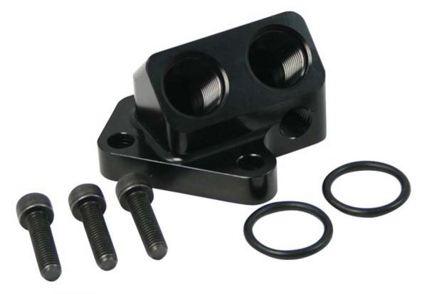 Oil Filter Adapter, Ford 5.0 Coyote, Gen 1 & 2, Each