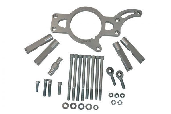 Alternator Bracket, Aluminium, Natural, CSR Electric Water Pump, Chevrolet, Small Block, Kit