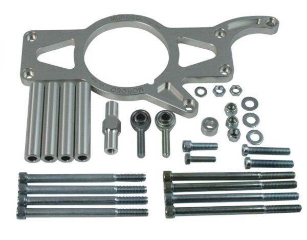 Alternator Bracket, Aluminium, Natural, Meziere Electric Water Pump, Chevrolet, Big Block, Kit