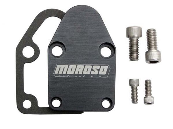 FUEL PUMP PLATE, SBC, BILLET