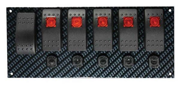 SWITCH PANEL, GREY/BLACK