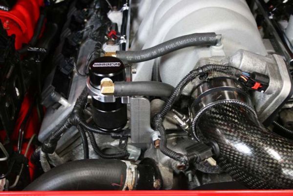 MOROSO Air-Oil Separator Kit, Small Body, Polished (2010-2015 Camaro SS