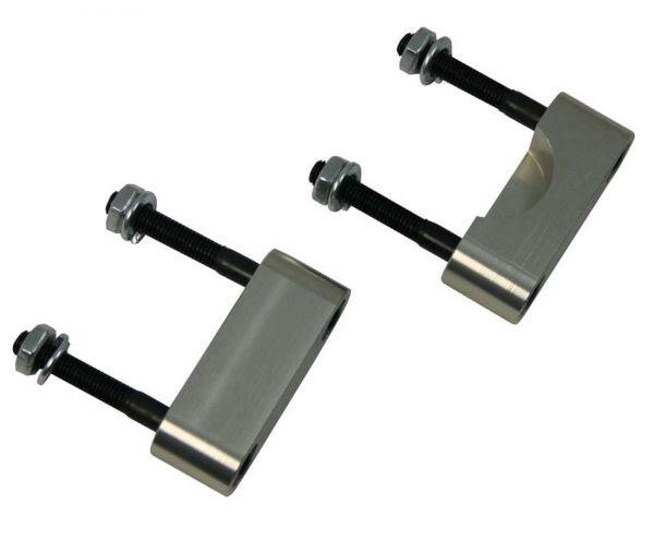 U-Joint Girdles; Chrysler 8.75 in. Ring Gear With Small Yoke - 7260 Type Drive Shaft; Silver Anodized; 1 Set Per Pack;
