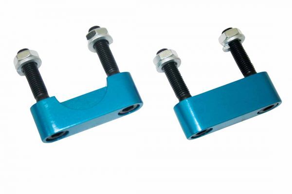 U-Joint Girdles, Aluminium, Light Blue Anodized, Ford, 9in., Set
