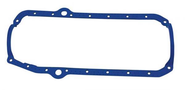 Oil Pan Gasket, Rubber with Steel Core, Chevrolet, Small Block, Thick Front Seal, Each