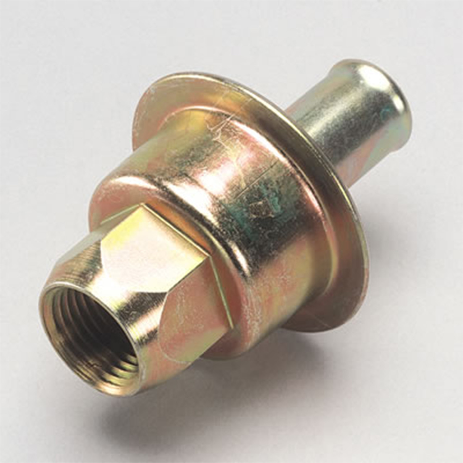 Crankcase Evacuation System Replacement Check Valve Steel Gold Iridited Universal Each