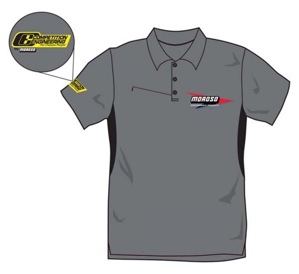 Polo Shirt, Ogio, Short Sleeve, Grey/Black, Men's 2XL, Each