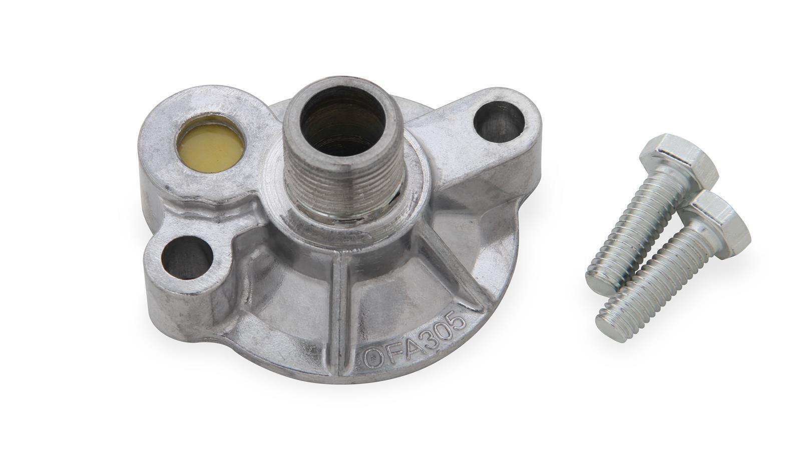 Adapter Oil Filter Bypass Bolt-On Aluminium Natural 13/16-16 in. Thread Each