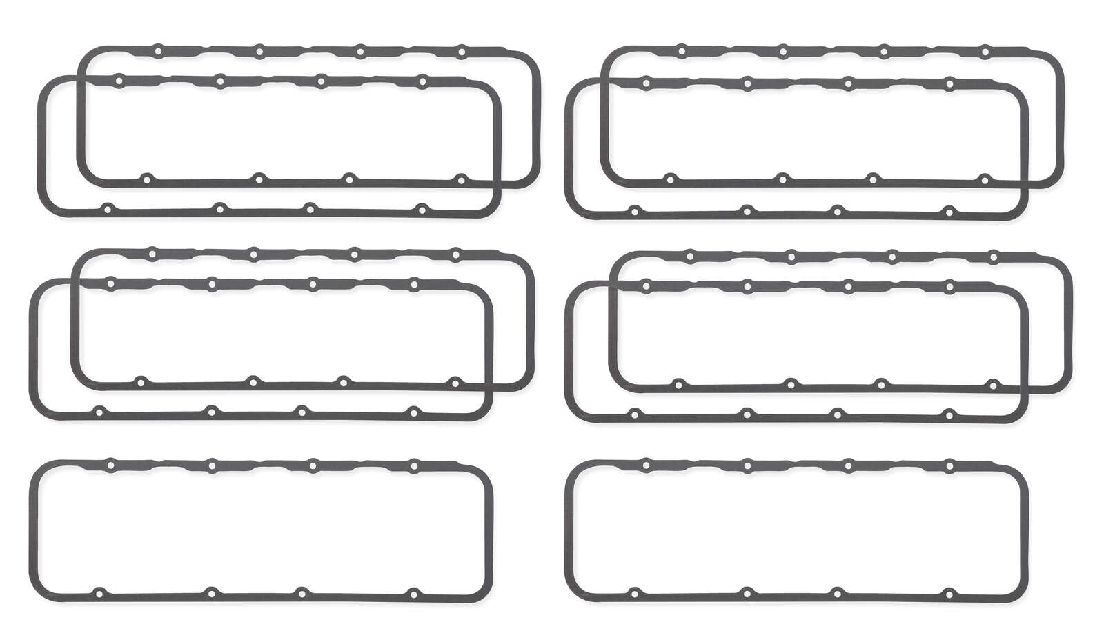 Ultra-Seal 3 Valve Cover Gaskets - Master Pack (10 Pieces) Fits 396-454 Chevrolet Big Block Mark Iv - Dart Big Chief 14° Heads