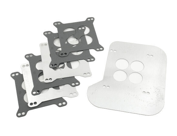 Carburetor Heat Shield, Aluminum, .500 in. Thick, Square Bore, Kit