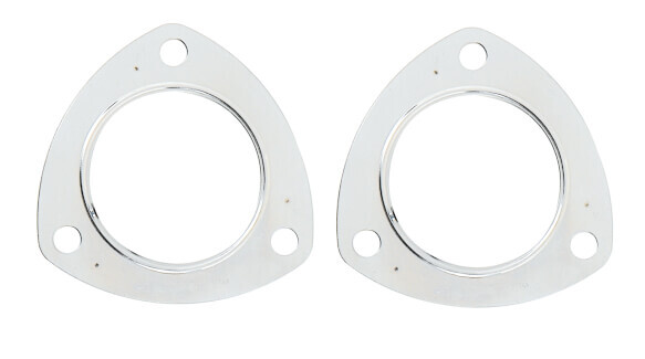 Collector Gaskets, Multi-Layered Steel, 3-Hole, 2.50 in. Diameter, 0.78 in. Thick, Pair
