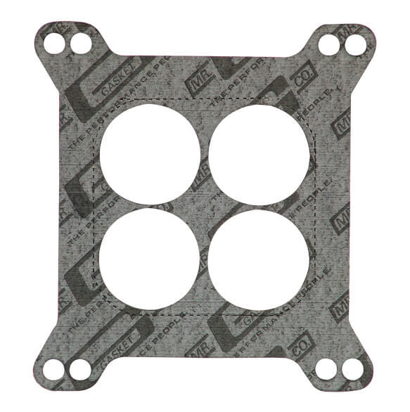 Carburetor Gasket, Base, Nitrile Rubber Composite, 4-barrel, 4-hole, Square Bore, Each