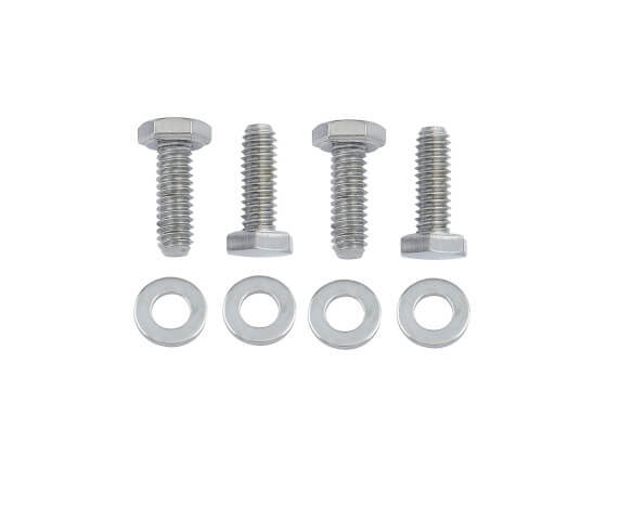 Bolts, Valve Cover, Chrome, 1/4 in.-20 Hex Socket Head, .750in. U.H.L., Set of 4