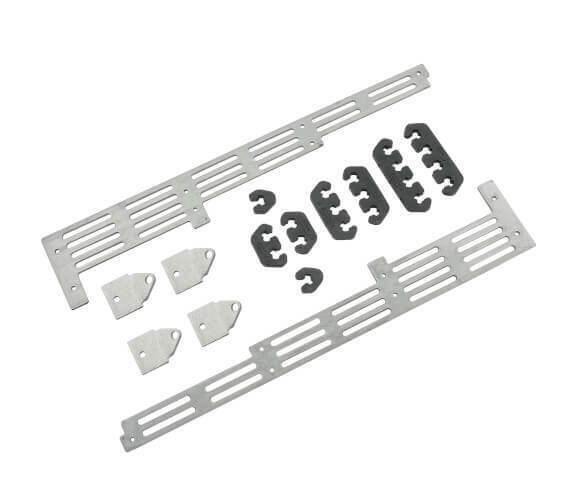 Ignition Wire Loom w/Separator, 7-8mmm Aluminum, Polymer, Aluminum, Pair