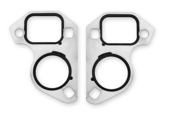 Water Pump Gaskets, Rubber, Aluminium, 0.065 in. Thick, GM LS, Small Block, Set