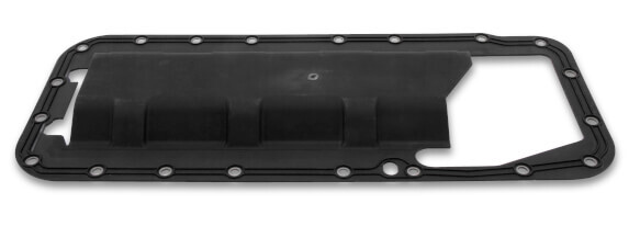 Windage Tray and Gasket, Rubber, Nylon, 0.100 in. Thick, 3.75 in. Stroke, Chrysler 383-440, Big Block, Kit
