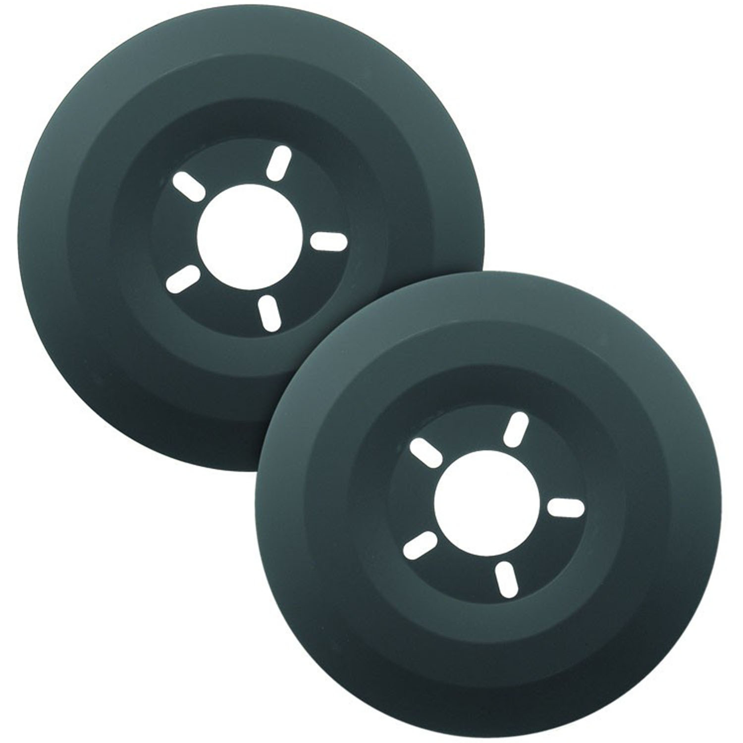 Brake Dust Shields Aluminium Black 14 in. Diameter Wheel 5 x 4.00/4.25/4.50 in. Bolt Patterns Pair