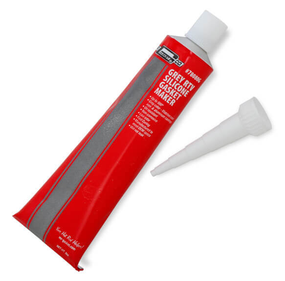RTV Silicone, 3 oz., Grey