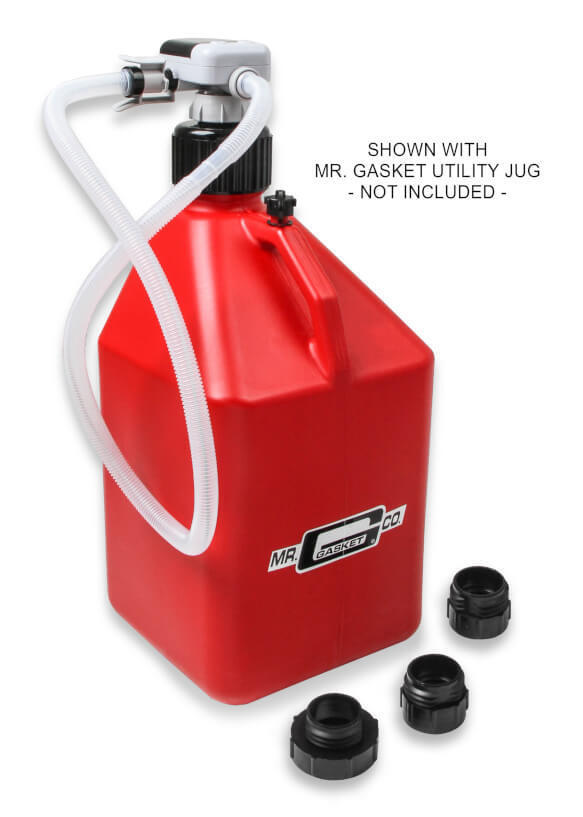 Transfer Pump, Fuel, Battery Powered, 3 Gallons Per Minute, Red, Each