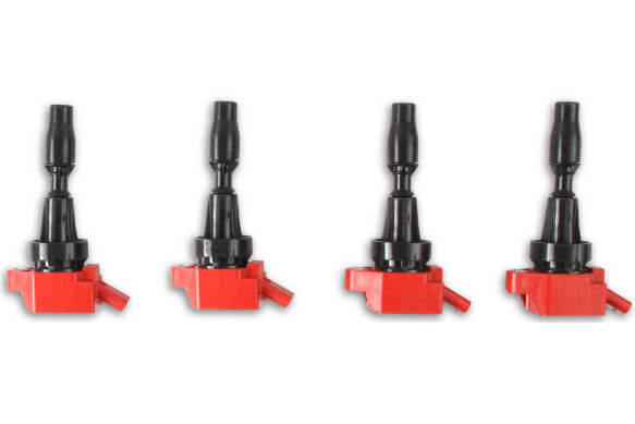 MSD Ignition Coils, Blaster OEM Replacement, Red, For Hyundai, for Kia, Set of 4
