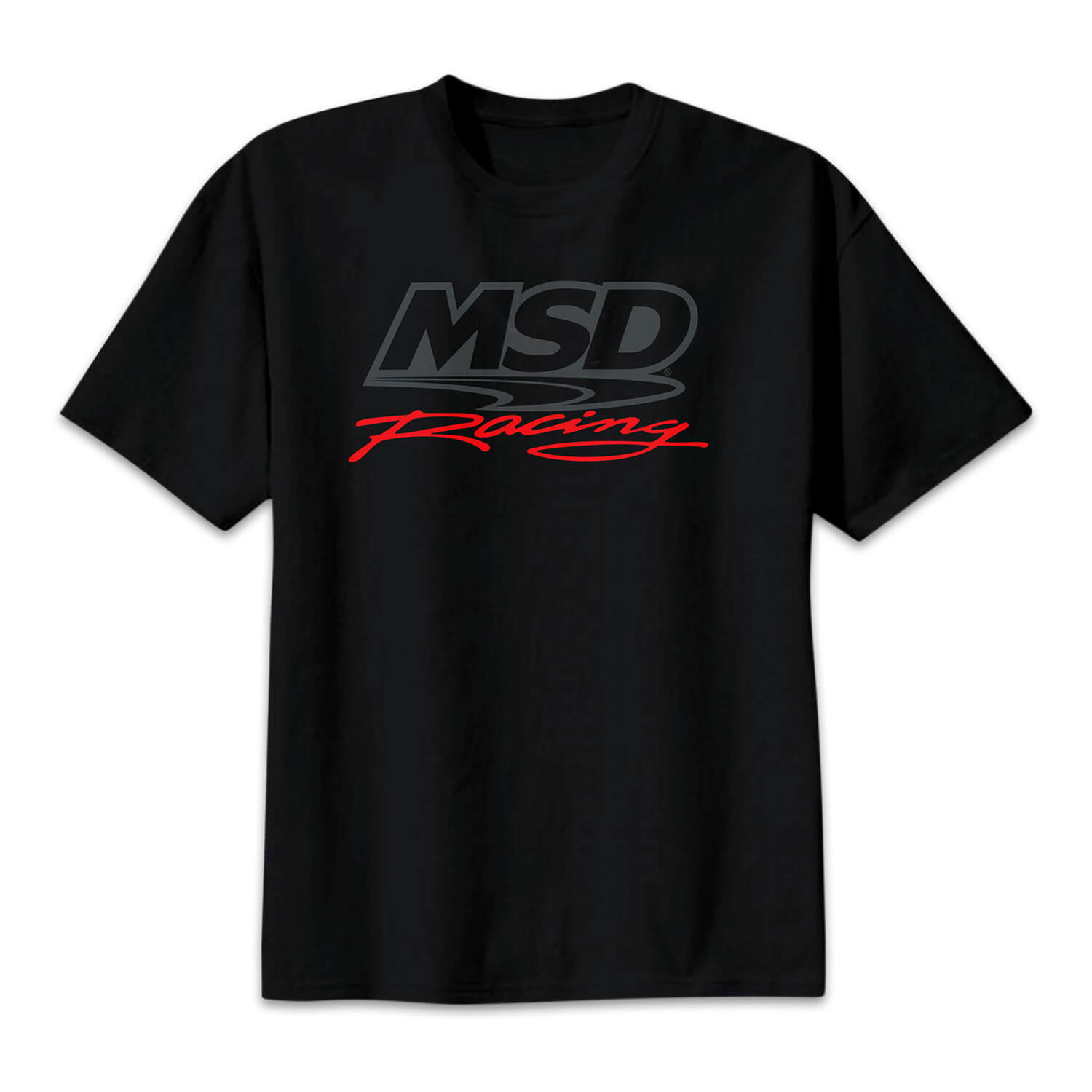 T-Shirt, Short Sleeve, MSD Racing, Cotton, XL, Black, Each