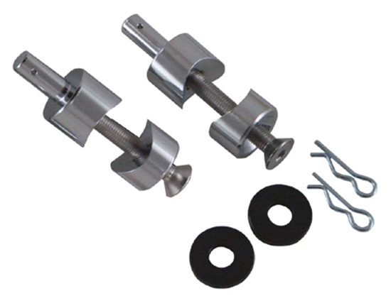 SOLO SEAT SPRING MOUNTS,CHROME BOLT ON UNIVERSAL FITMENT INCLUDES HARDWARE