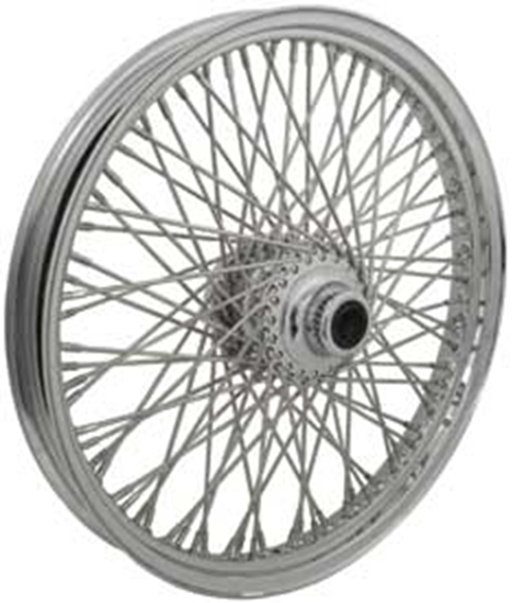 FRONT 80 SPOKE WHEEL,21 X 2.15 FXST & FXDWG 2000/*, SINGLE DISC, STAINLESS SPOKES