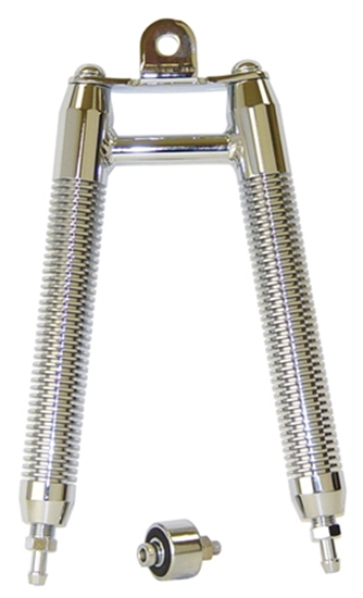 Billet Oil Cooler, Chrome Fits Most Models Twin Vertical Coolers
