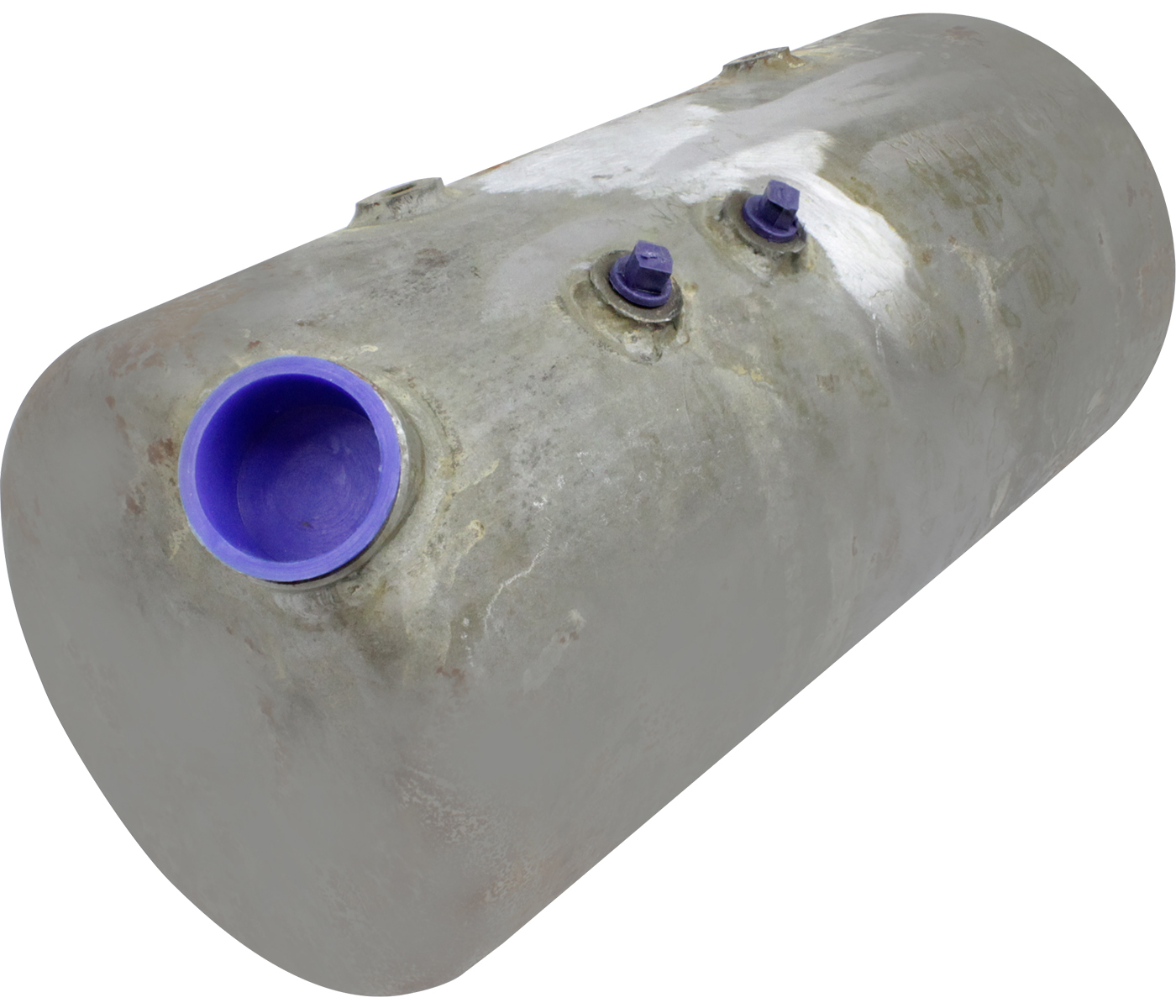 Round Centre Fill Oil Tank suit EVO SoFrontail & Customs Raw Finish