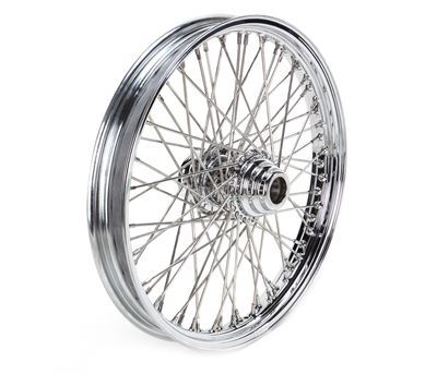 21 X 2.15 Chrome 60 Spoke Front Wheel for Harley FXST 2000 TO 2005