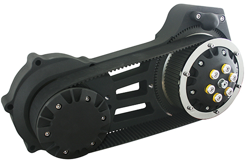 Belt Drive Kit suit Harley, 2' LATE, MODEL, BLACK
