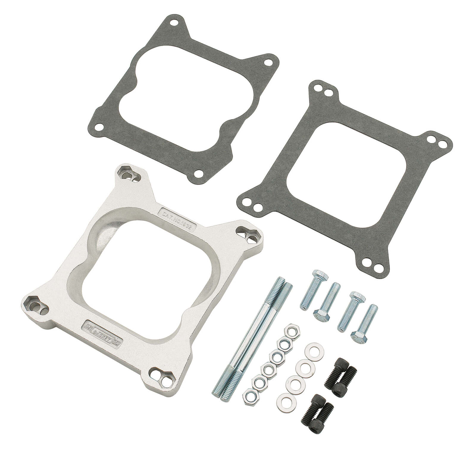 Carburettor Adaptor Spreadbore to Squarebore 1" thickness