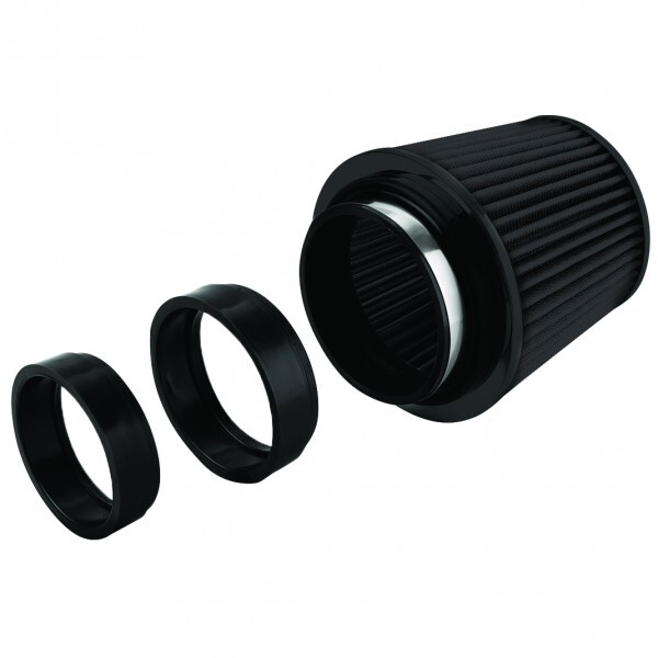 Filter 3-3.5-4 Inch Neck Black End Cap