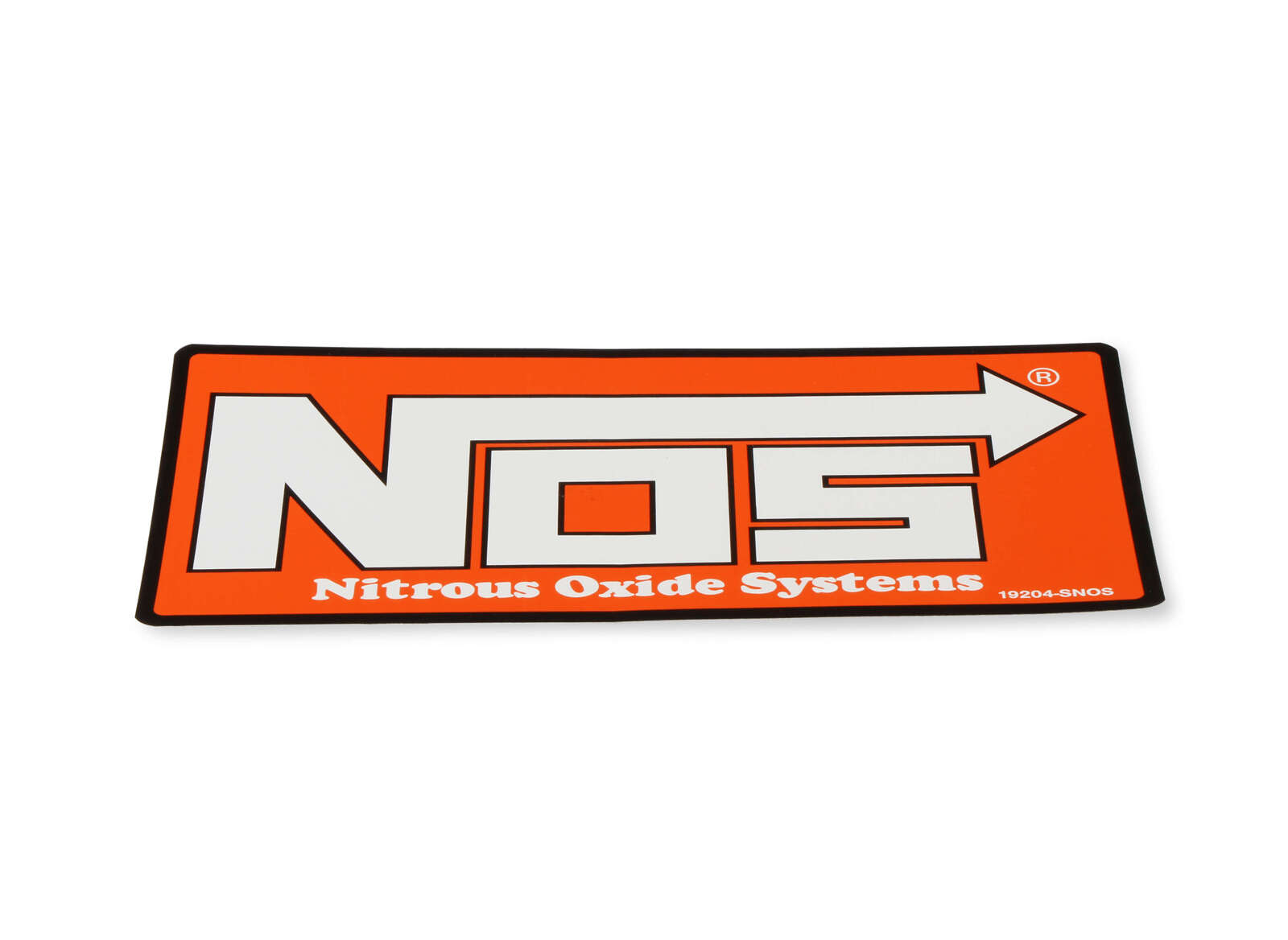 Decal, NOS, Contingency, 4.5 in. x 8.625 in., Die-Cut, Red, White, Black, Each