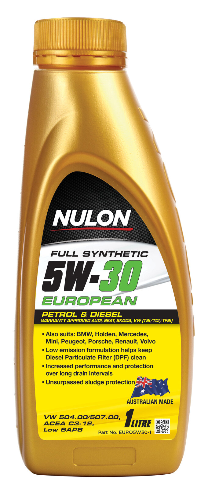 NULON Full Synthetic Euro Engine Oil1L, Each