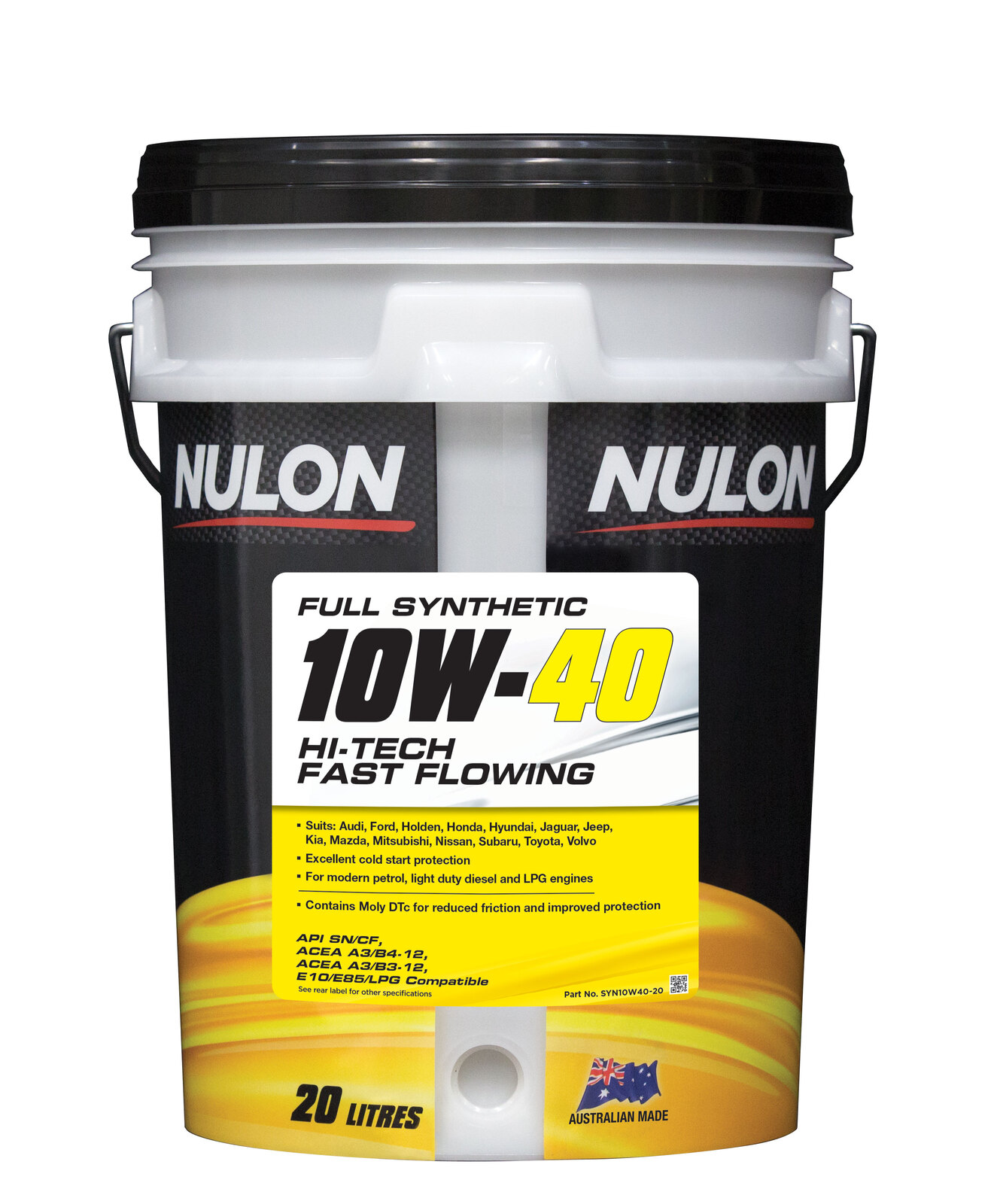 NULON Hi-Tech Fast Flow Performance Oil 20L Bucket, Each